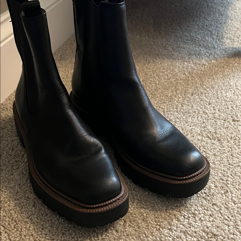 Sam Edelman Black Leather Boots